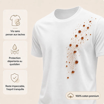 T-Shirt Anti-Taches™ - Fini les Vêtements Fichus en Un Repas